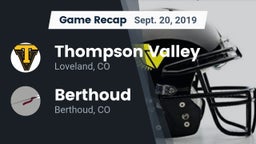 Recap: Thompson Valley  vs. Berthoud  2019