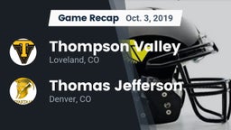 Recap: Thompson Valley  vs. Thomas Jefferson  2019