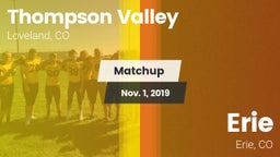 Matchup: Thompson Valley vs. Erie  2019