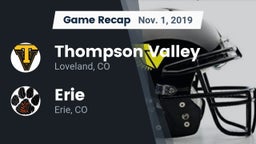 Recap: Thompson Valley  vs. Erie  2019