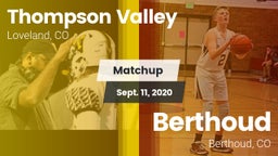 Matchup: Thompson Valley vs. Berthoud  2020