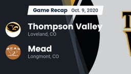 Recap: Thompson Valley  vs. Mead  2020