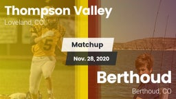 Matchup: Thompson Valley vs. Berthoud  2020