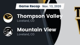 Recap: Thompson Valley  vs. Mountain View  2020