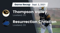 Recap: Thompson Valley  vs. Resurrection Christian  2021