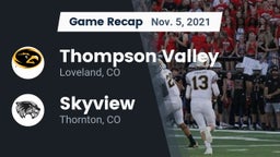 Recap: Thompson Valley  vs. Skyview  2021