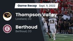 Recap: Thompson Valley  vs. Berthoud  2022