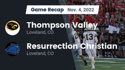 Recap: Thompson Valley  vs. Resurrection Christian  2022