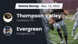 Recap: Thompson Valley  vs. Evergreen  2022