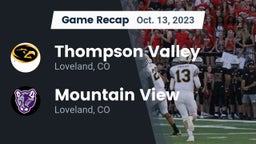 Recap: Thompson Valley  vs. Mountain View  2023