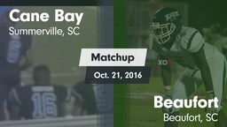 Matchup: Cane Bay  vs. Beaufort  2016