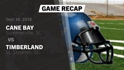 Recap: Cane Bay  vs. Timberland  2016