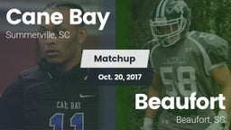 Matchup: Cane Bay  vs. Beaufort  2017