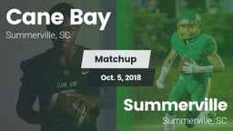Matchup: Cane Bay  vs. Summerville  2018