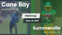 Matchup: Cane Bay  vs. Summerville  2019
