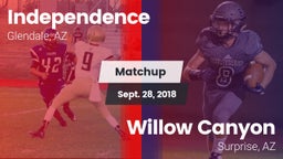Matchup: Independence High vs. Willow Canyon  2018