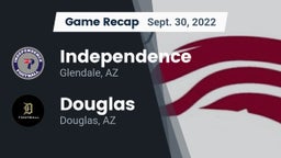 Recap: Independence  vs. Douglas  2022