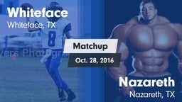 Matchup: Whiteface vs. Nazareth  2016
