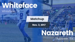 Matchup: Whiteface vs. Nazareth  2017