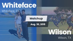 Matchup: Whiteface vs. Wilson  2018