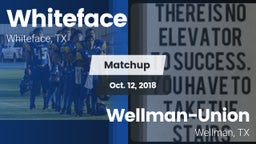 Matchup: Whiteface vs. Wellman-Union  2018