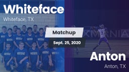 Matchup: Whiteface vs. Anton  2020