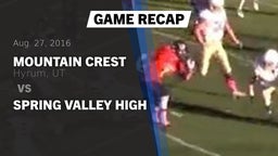 Recap: Mountain Crest  vs. Spring Valley High 2016