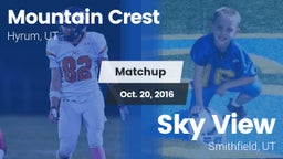 Matchup: Mountain Crest vs. Sky View  2016