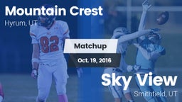 Matchup: Mountain Crest vs. Sky View  2016