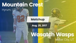 Matchup: Mountain Crest vs. Wasatch Wasps 2017