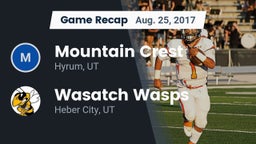 Recap: Mountain Crest  vs. Wasatch Wasps 2017