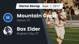 Recap: Mountain Crest  vs. Box Elder  2017