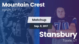 Matchup: Mountain Crest vs. Stansbury  2017