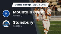 Recap: Mountain Crest  vs. Stansbury  2017