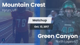 Matchup: Mountain Crest vs. Green Canyon  2017