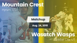 Matchup: Mountain Crest vs. Wasatch Wasps 2018