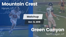 Matchup: Mountain Crest vs. Green Canyon  2018