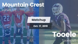 Matchup: Mountain Crest vs. Tooele  2018