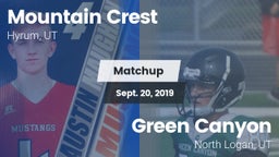 Matchup: Mountain Crest vs. Green Canyon  2019