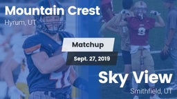 Matchup: Mountain Crest vs. Sky View  2019