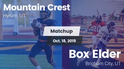 Matchup: Mountain Crest vs. Box Elder  2019