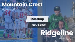 Matchup: Mountain Crest vs. Ridgeline  2020