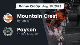 Recap: Mountain Crest  vs. Payson  2022