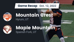 Recap: Mountain Crest  vs. Maple Mountain  2022
