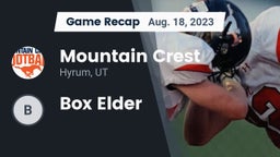 Recap: Mountain Crest  vs. Box Elder 2023