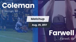 Matchup: Coleman vs. Farwell  2017