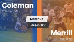Matchup: Coleman vs. Merrill  2017