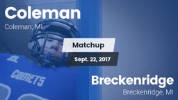 Matchup: Coleman vs. Breckenridge  2017