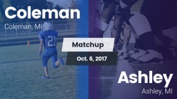 Matchup: Coleman vs. Ashley  2017