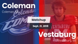 Matchup: Coleman vs. Vestaburg  2018